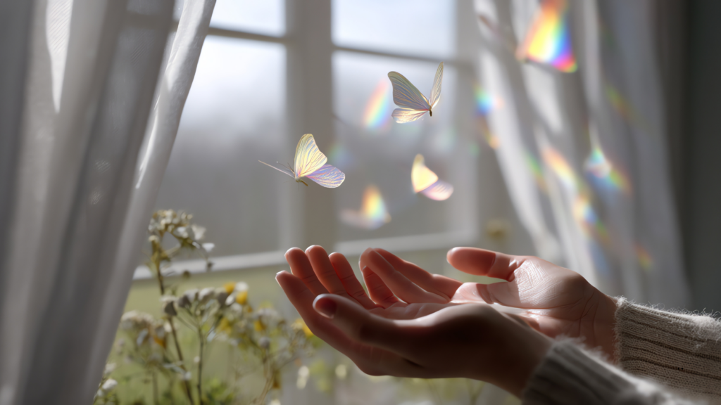 világos, nyugodt tér gyengéd kezelésekhez