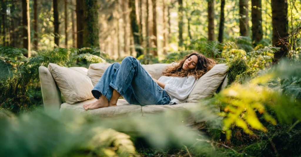 egy biztonságos tér, ahol a kismama teste és az idegrendszere végre megpihenhet